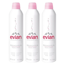 Evian 天然礦泉護膚噴霧, 100%純天然礦泉水, 300ml, 3瓶