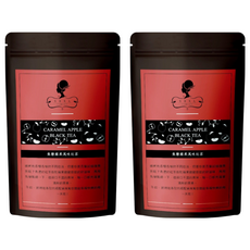 午茶夫人 焦糖蘋果風味紅茶包 Set 10入, 日本PET茶包 耐高溫沖泡, 2g, 2袋