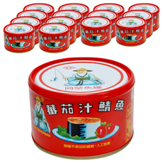 同榮 番茄汁鯖魚罐頭 3罐, 保證不添加防腐劑、人工色素, 230g, 15罐