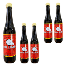 白兔牌 上烏醋, 深沈馥郁醋香，含烏梅黑棗般果香, 500ml, 5瓶