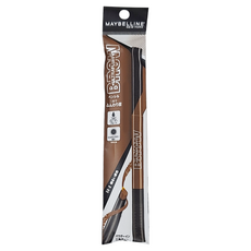 MAYBELLINE 媚比琳 新一代宛若真眉柔霧塑型眉膠筆, 雙頭設計 眉筆, 蓬鬆輕盈眉型, 三角水滴型筆尖, 楓糖棕 BR3, 1支