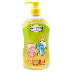 Baan 貝恩 清新雙效洗髮沐浴乳 400ml 兒童專用, 1瓶