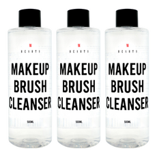 W Beauty 刷具清潔液, 500毫升, 500ml, 3瓶