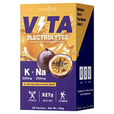 Vita 機能型電解質 百香果口味, 150g, 1盒, 運動後迅速恢復體力