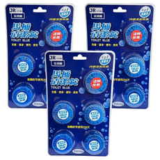 佐爾 馬桶清潔錠 1組, 超濃縮水溶性, 高效殺菌, 無磷配方, 250g, 3組