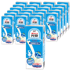 光泉 低脂高鈣牛乳, 24入, 乳含量50%以上, 200ml