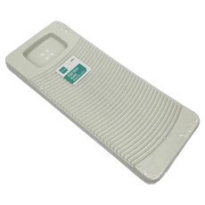 LIKRATO 抗菌波浪洗衣板, PP聚丙烯材質, 台灣製造, 白色, 1個