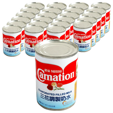 Carnation 三花調製奶水，適用於牛奶鍋、飲料、烘焙、食物料理, 405g, 24罐