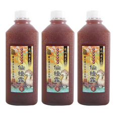 蘇州采芝齋 仙楂露, 遵古漢方百分之百熬製, 宮廷御用秘方, 容量930毫升, 930ml, 3瓶