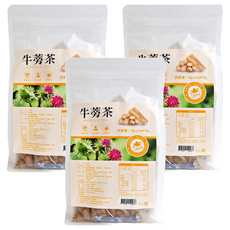 牛蒡茶, 5g x 30包, 三角茶包, 3袋