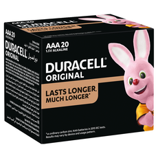 DURACELL 金頂 經典鹼性電池 4號AAA 20入, 20個裝, 1盒