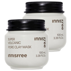 INNISFREE 超級火山泥毛孔潔淨面膜，濟州火山泥成分，調理肌膚皮脂、清潔毛孔，去除老廢角質, 2罐