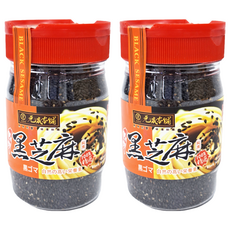 元歲本舖 熟炒黑芝麻粒, 嚴選特級黑芝麻, 100%精選黑芝麻, 無防腐劑, 台灣製造, 150g, 2罐