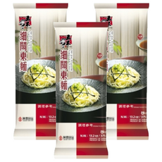 五木 細關東麵, 高級粉心麵粉製成，口感絕佳，不含防腐劑，人工色素及添加物, 375g, 3包