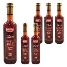ARIOLI 紅酒醋 500毫升, 義大利原產, 500ml, 6瓶