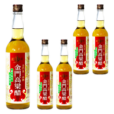 正高金門高梁醋，香氣十足, 600ml, 5瓶