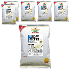 FAIRSEN 惠昇食品 牛奶布丁粉, 1000公克, 奶素可食, 味道清爽, 通過食品檢驗, 1kg, 6包