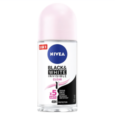 NIVEA 妮維雅 止汗爽身乳液 無印乾爽 滾珠瓶, 50ml, 1瓶