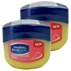 Vaseline 凡士林嬰兒香潤膚膏, 100ml, BLUE SEAL gentle protective jelly baby, 2罐