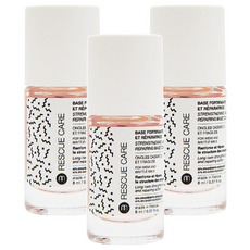 Nailmatic 生物基修護指甲底油, 8ml, 82%天然成份，活性維生素與五薑植物, 透明紅, 3瓶