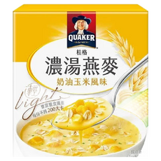 QUAKER 桂格 濃湯燕麥 奶油玉米風味 5包, 235g, 1盒