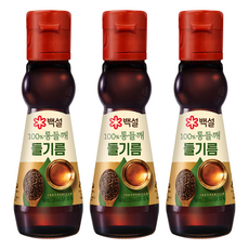 CJ BEKSUL 白雪 紫蘇油 160ml, 100% 紫蘇籽, 3瓶