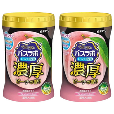 Hakugen 白元濃厚型香氛保濕水蜜桃入浴劑600g 2瓶組，濃厚保濕，水蜜桃香氛，舒緩疲勞, 600g, 2瓶
