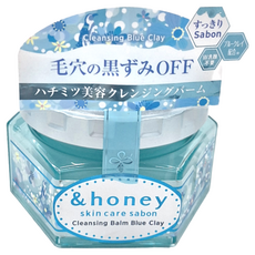 &honey Sabon 蜂蜜藍泥毛孔淨化卸妝膏，五效合一，輕鬆卸妝，卸妝後肌膚不緊繃，保持光滑水嫩，有效清潔粉刺，調理肌膚, 90g, 1罐