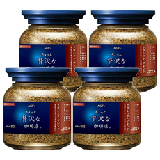 AGF 微奢華咖啡店 華麗醇厚咖啡, 80g, 4罐