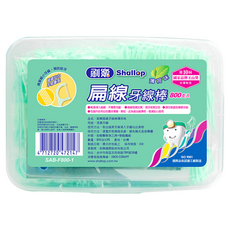 Shallop 刷樂 扁線牙線棒 薄荷味, 800支, 1盒