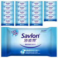 Savlon 沙威隆 清爽潔膚抗菌濕巾, 不含酒精、paraben、螢光劑，質純溫和不傷手, 20包
