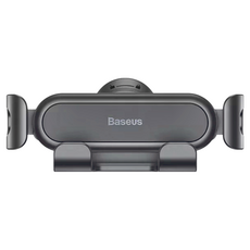 Baseus 倍思 穩行Lite重力車用支架 出風口版 黑色, 重力感應, 單手操作, 穩固支撐, 1個