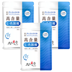 九五之丹 欣喜 L-色胺酸, 高含量 幫助入睡 心情愉悅 30粒, 30顆, 0.6g, 3包
