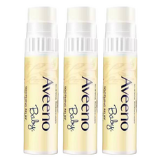 Aveeno 艾惟諾 嬰兒燕麥舒緩護唇膏 4g, 3支