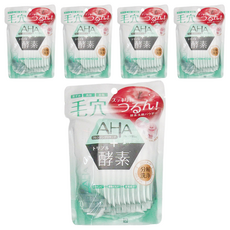 BCL AHA 柔膚溫和酵素潔顏粉, 0.4g*30包, 12g, 5袋
