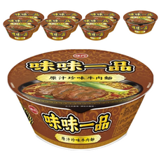 味丹 味味一品 原汁珍味牛肉麵 185g, 8入