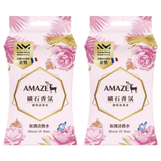 AMAZE 森林擴香 礦石香氛 玫瑰淡香水 3包 Set, 法國NDA設計大獎, 專利天然礦石香氛包, 60g, 2盒
