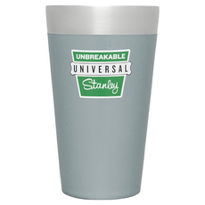 STANLEY MILESTONES 台灣公司貨 品脫杯 470ml 錘紋銀 保冰保冷水杯, 1個