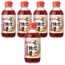 萬家香 味噌辣醬 225g, 100%純天然釀造, 使用非基因改造黃豆, 5瓶