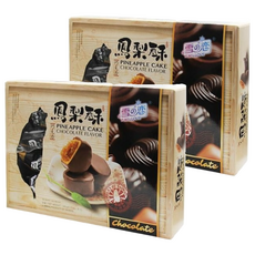 YUKI&LOVE 雪之戀 巧克力土鳳梨, 台灣知名品牌, 獨立包裝, 180g, 2盒