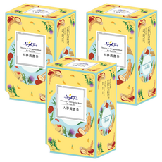High Tea 伂橙 漢方人蔘黃耆茶,8包x3盒,漢方養生茶,無咖啡因,三角茶包, 8包, 4g, 3盒