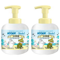 GREEN 綠的 植物抗菌潔手慕斯 水族樂園, 400ml, 2罐