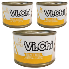 Vi.Chi 全犬種 經典維齊 犬罐，雞肉起司口味, 雞肉 + 起司, 160g, 3罐
