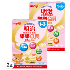 meiji 明治 樂樂Q貝 成長配方食品 1~3歲 560g, 20袋, 2盒