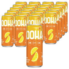 OOHA 氣泡飲隨型罐 檸檬蜂蜜, 330ml, 24罐