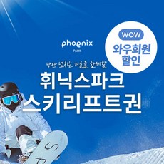 [강원 평창] ★골드박스★ 휘닉스파크 24/25 스키리프트권(24.12.29~25.01.02)