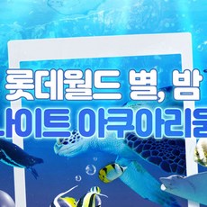 [서울 잠실] 롯데월드 아쿠아리움 별밤 나이트 입장권 7월