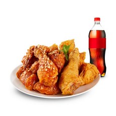 [실시간발송/당일사용] [맥시칸치킨] 반반치킨+콜라1L_e쿠폰