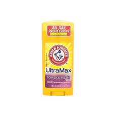 암앤해머 Arm & Hammer UltraMax 솔리드 발한 방지제 및 탈취제 파우더 프레쉬 2.6온스 209366, 73g, 1개