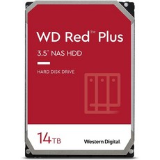 웨스턴 디지털 8TB 웨스턴디지털 WD 레드 Plus NAS 내장 하드 드라이브 HDD 5640RPM SATA 6Gb s CMR 128MB Cache 3.5 WD80EFZZ, 14TB _512 MB Cache - wd80efzz